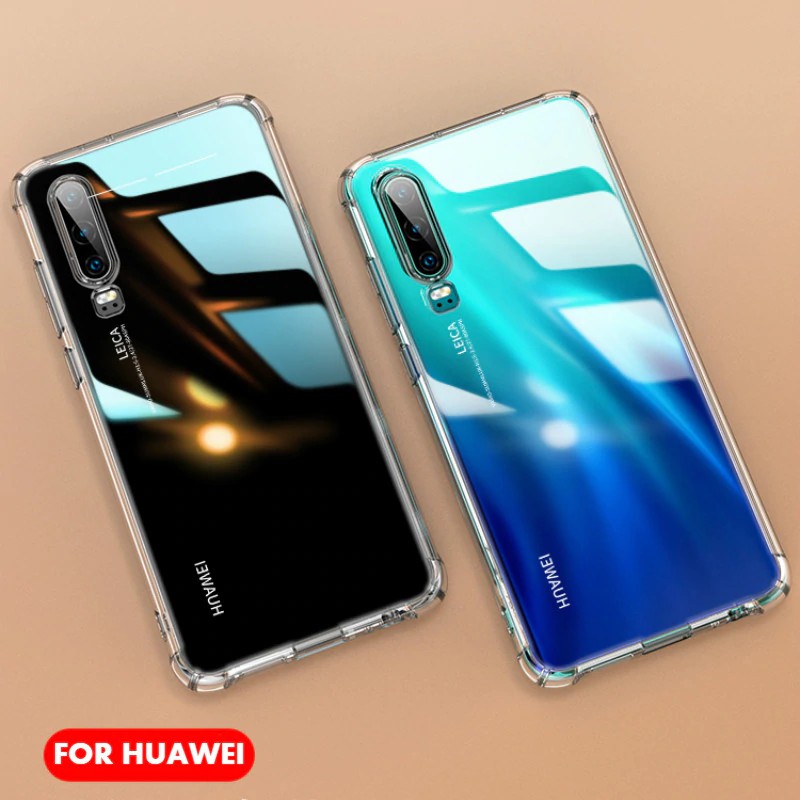 Ốp điện thoại màu trong suốt mềm chống sốc cho Airbag Clear Soft Case Huawei honor 20 honor 9x pro honor 9a 9s 8a Shockproof Cover for honor 7c 7a 7s 9 lite v20 v10 honor 8 8s 8c honor 20 lite honor 10 lite
