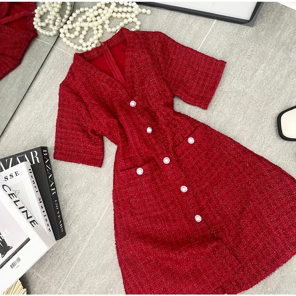 ĐẦM BỐ ĐỎ CỔ V