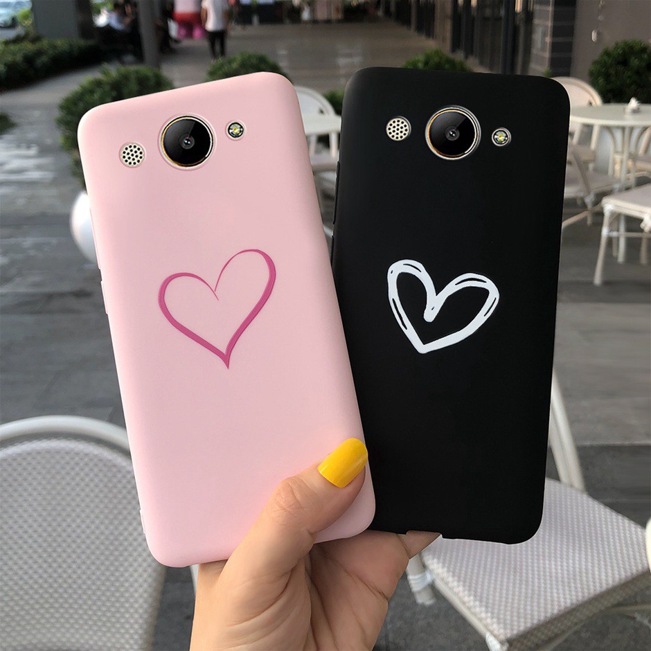 Ốp điện thoại họa tiết trái tim đáng yêu cho HUAWEI Y3(2017) HUAWEI Y3(2018)