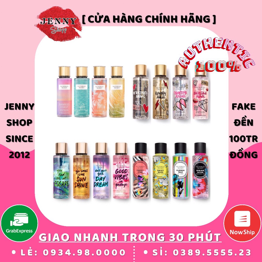 Nước Hoa Xịt Thơm Toàn Thân Body Mist Victoria's Secret