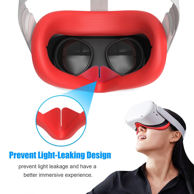 Vỏ bọc bảo vệ mắt bằng silicon mềm cho kính thực tế ảo Oculus Quest 2 VR
