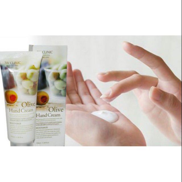Kem dưỡng FREESHIP Kem dưỡng da tay 3W Clinic Pure Natural Hand Cream dưỡng ẩm cấp nước