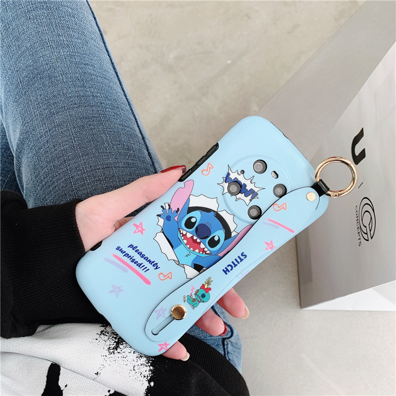 Huawei Mate30 mate30pro Mate40 mate40pro p30 p30pro p40 p40pro Dây đeo cổ tay và thắt lưng Xiaoman nội địa, ống kính trọn gói, Stitch, Ốp lưng điện thoại di động chị em Angel