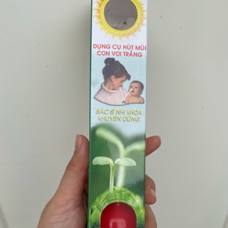 Dụng cụ hút mũi hai dây an toàn cho bé và trẻ sơ sinh - thương hiệu Con Voi Trắng