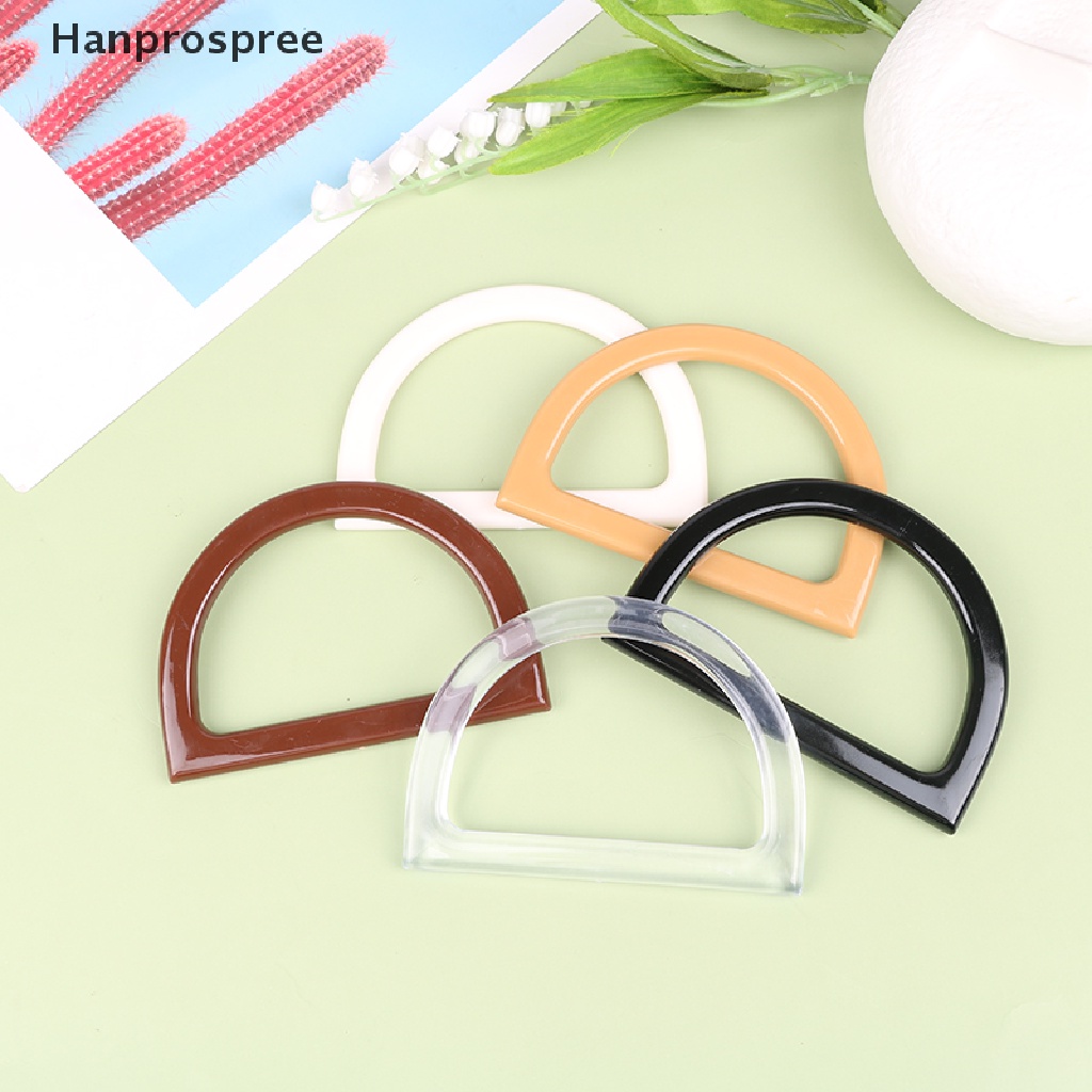 Hanprospree &gt; Tay Cầm Túi Hành Lý Hình Chữ D Bằng Resin Thủ Công