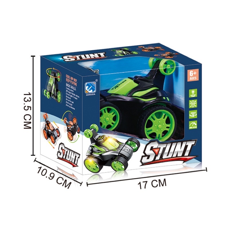 [Mã 151LSSALE giảm 10k đơn 50k] Xe Stunt car điều khiển xoay 360 độ thế hệ pin sạc