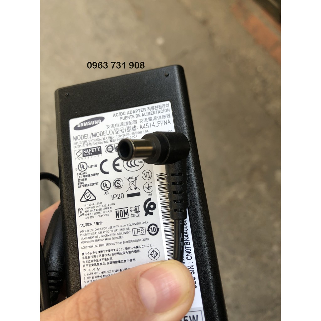 :Adapter nguồn Samsung 14V 3.22A 45W