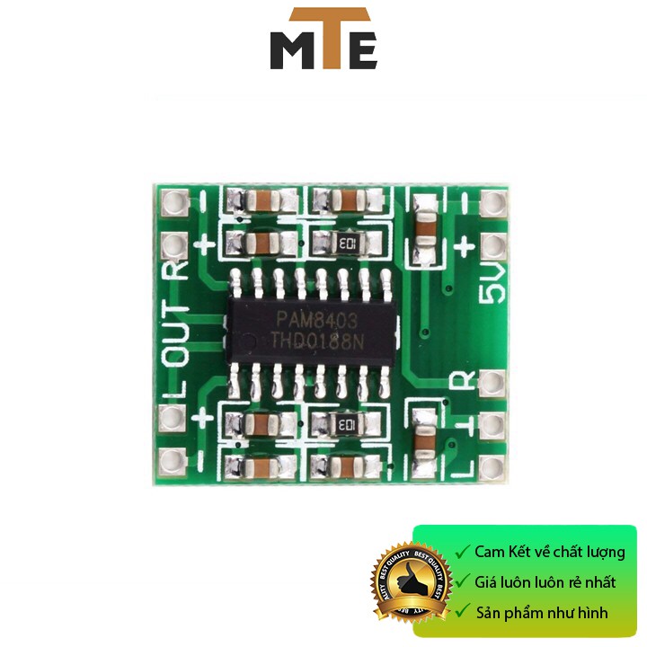 Module khuếch đại âm thanh PAM 8403 6w Hifi Mạch chế loa mini 6w