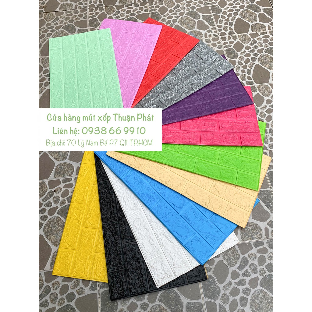 Xốp Dán Tường 3D trang trí