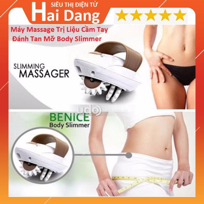 Máy Massage, Máy Massage Trị Liệu Cầm Tay Đánh Tan Mỡ Body Slimmer Massge Mọi Vùng Trên Cơ thể