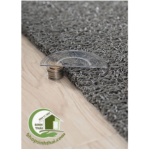 Thảm nhựa rối sợi mì tôm - thảm rối surem lót sàn chống trơn trượt màu xám - [ 50cm x khổ 1,2m ]