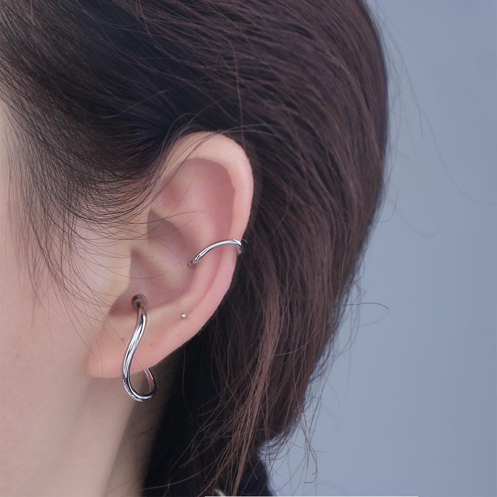 Khuyên Kẹp Vành Tai Bằng Kim Loại Đơn Giản Hợp Thời Trang Cho Nữ MXMUSTY