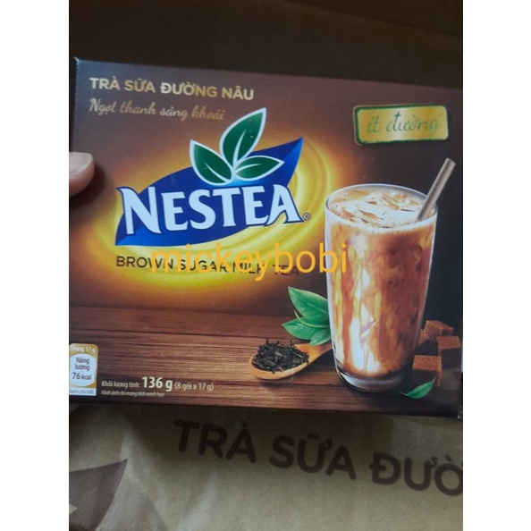 Trà sữa Nestea Milk tea 160gr (8 gói x20g - date t8/23)