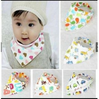 Set 5 khăn yếm xô quàng cổ giữ ấm cho bé