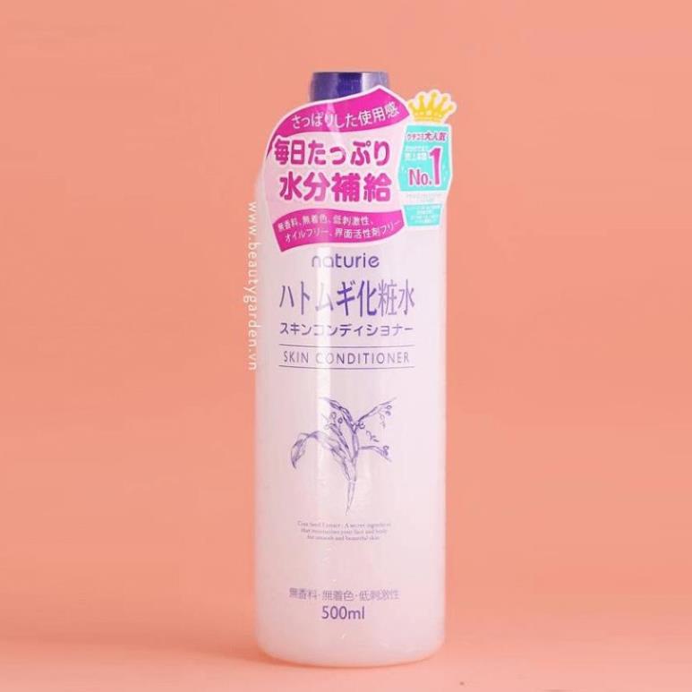 [SALE] NƯỚC HOA HỒNG GẠO DƯỠNG ẨM NATURIE NHẬT BẢN 500ML | BigBuy360 - bigbuy360.vn