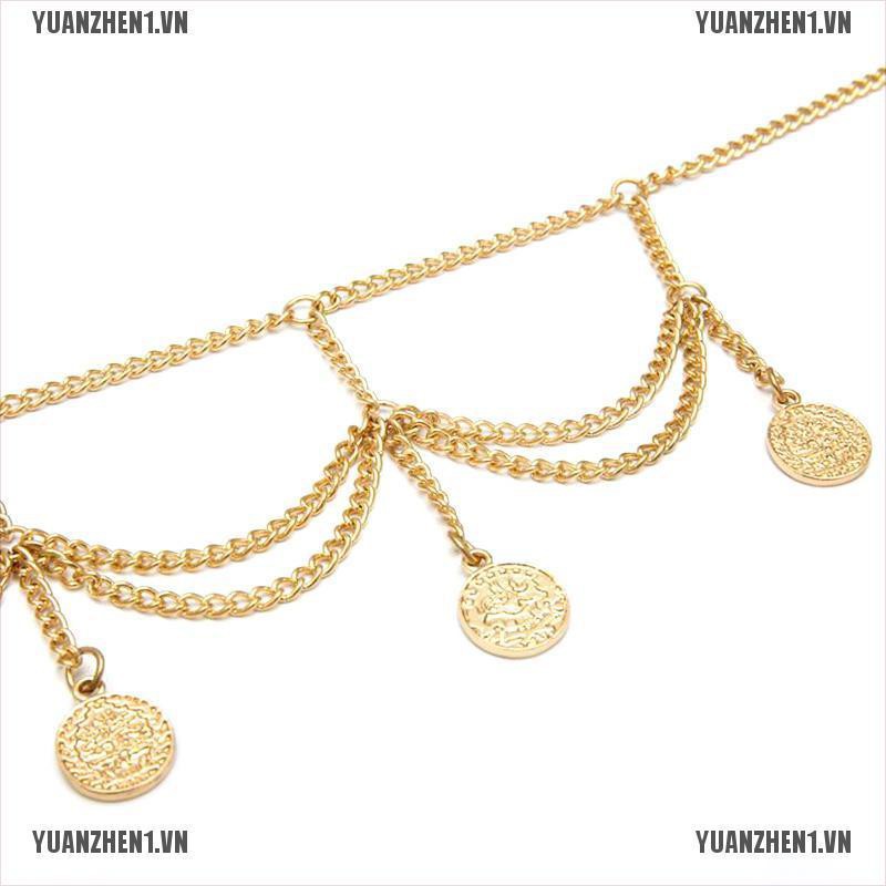 [YUANZHEN1] Dây Chuyền Toàn Thân Nhiều Lớp Họa Tiết Hình Học Sáng Tạo