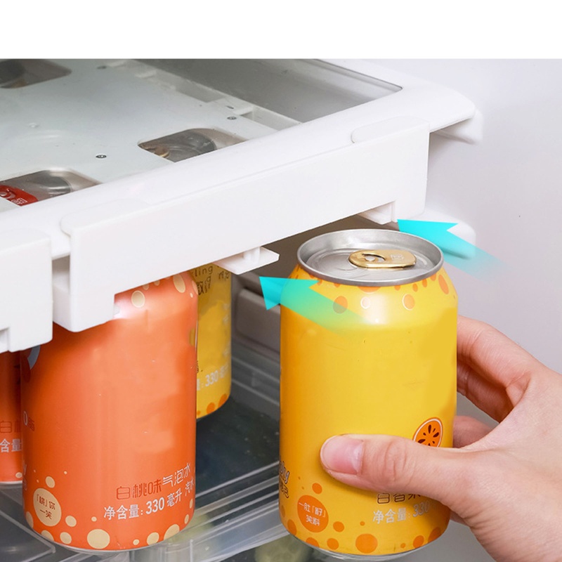 Set 2 Giá Đỡ Lon Nước Ngọt Đa Năng Treo Tủ Lạnh