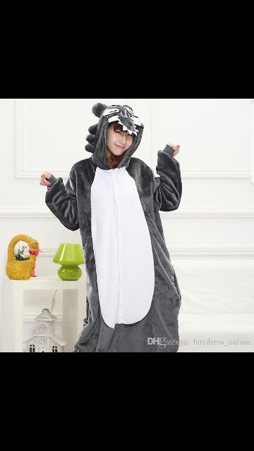 BỘ ĐỒ THÚ SÓI XÁM