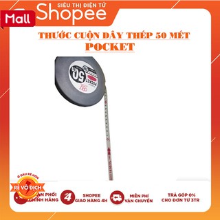 Thước cuộn dây thép Pocket 50m siêu bền