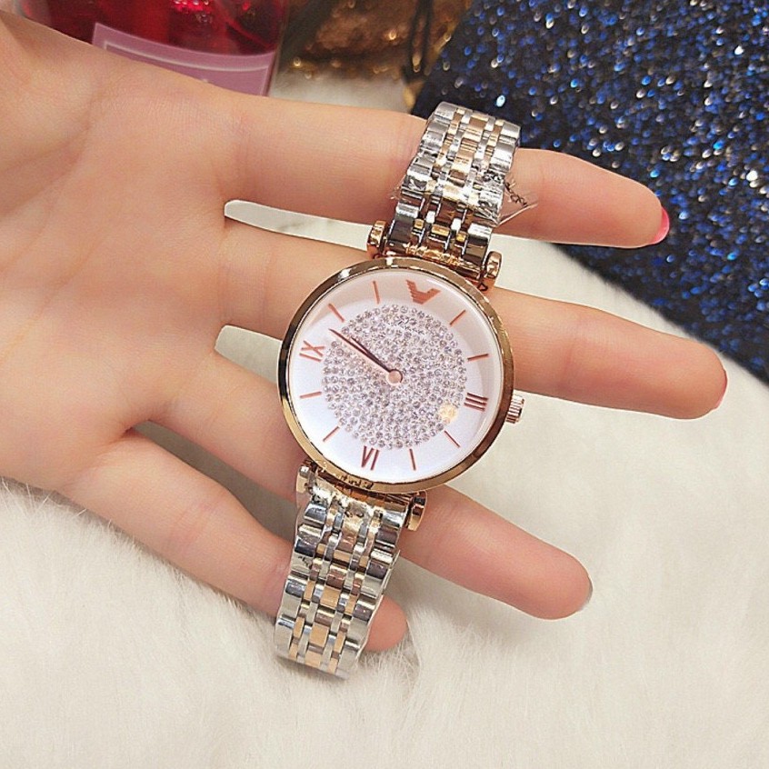 Đồng Hồ Nữ RaNa 842 Dây Kim Loại Cao Cấp Mặt Đính Đá Sang Trọng - Tặng Kèm Hộp | BigBuy360 - bigbuy360.vn