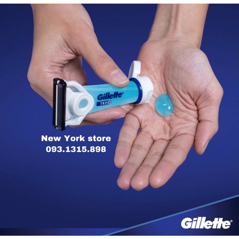 Gillette 2 in 1, vừa là dao cạo vừa là gel chính hãng USA 🇺🇸