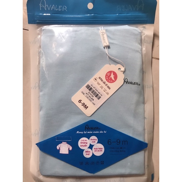 Áo cổ 3cm Avaler dài tay chính hãng