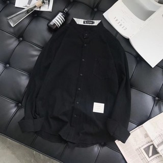 [Yeah1Shop]- Áo sơ mi cổ trụ (M,L,XL)