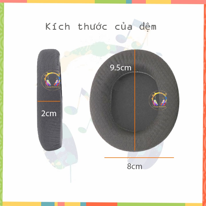 Ốp tai nghe Steelseries Arctis 3 5 7 pro màu đen_nhameocam