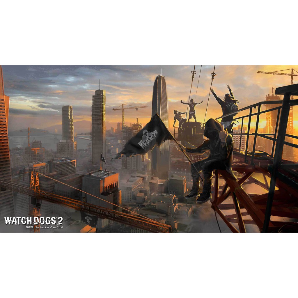 Đĩa game ps4 Watch dogs 2