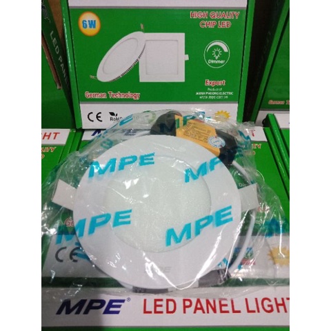 Đèn led âm trần MPE siêu mỏng công suất 6W 9W 12W ánh sáng trắng – Kho đèn led giá sỉ