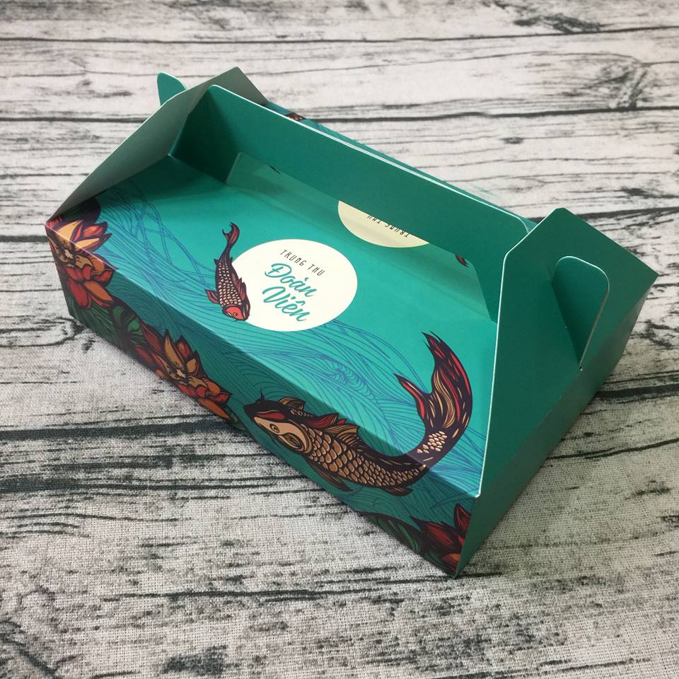 Hộp giấy đựng 6 bánh trung thu 50-75g
