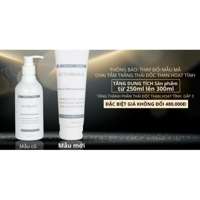 SỮA TẮM THẢI ĐỘC TRẮNG DA DETOX BLANC - BODY BLANC BATH DETOX [qbeauty.vn]