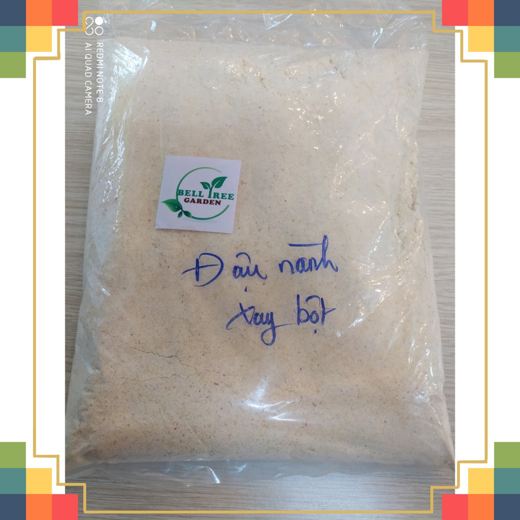 [Hàng có sẵn] 1kg - Đậu nành xay sẵn dùng để ủ phân đỗ tương (phân đậu)