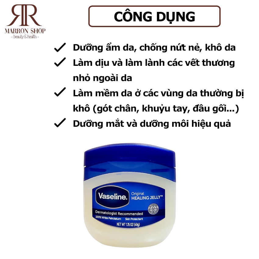 Kem dưỡng ẩm Vaseline Original Healing Jelly 49g