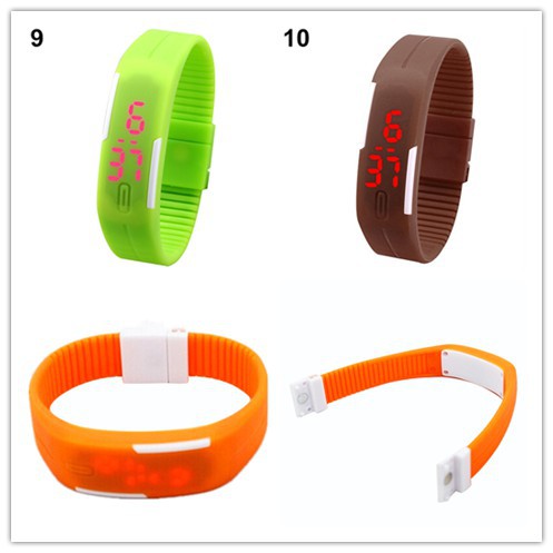 Đồng hồ điện tử Silicon tích hợp LED cho nam/nữ | BigBuy360 - bigbuy360.vn