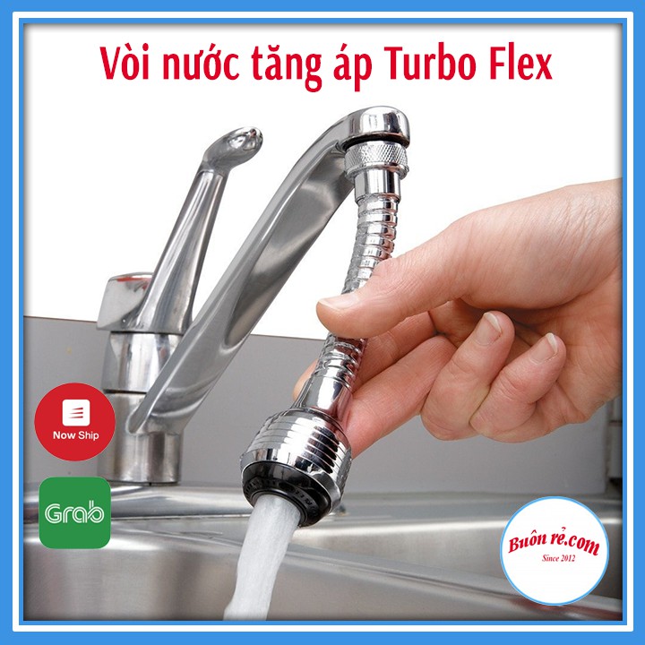 Đầu vòi xịt nước tăng áp cho vòi bồn rửa Turbo Flex 01120 Buôn Rẻ