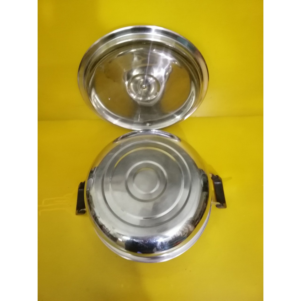 Nồi inox nội địa Nhật, size 30cm, cao 12cm (mã 560KT), Không dùng từ