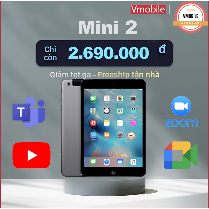 Máy tính bảng mini 2 nhỏ gọn chay HĐH 12 cài được mọi ứng dụng học tập bảo hành 6 tháng tặng cáp sạc bao da