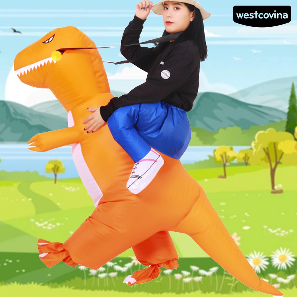 Mới Bộ Đồ Bơm Hơi Hóa Trang Khủng Long Cho Bé
