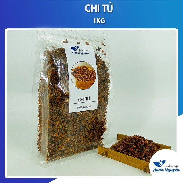 Chi tử khô, sạch, đẹp 500g ( Hạt chi tử, dành dành, gia vị tạo màu tự nhiên) - Thảo Dược Hạnh Nguyên