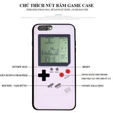 Ốp lưng game IPHONE 6 6s 6plus 7 8 7plus 8plus X CHƠI GAME XẾP HÌNH GIỐNG GAMEBOY CŨ CÓ VIDEO