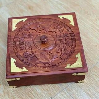 Khay bánh kẹo gỗ hương