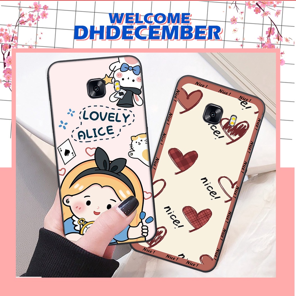 Ốp lưng Samsung Galaxy C9 PRO in hình nice, good luck happy ốp xinh viền dẻo đẹp chất