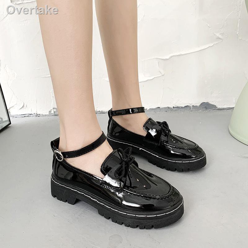 Giày Da Nữ Kiểu Dáng Thời Trang Phong Cách Nhật Bản