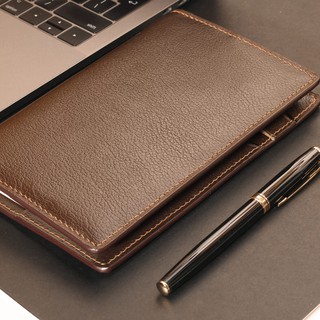 Sổ tay da thật gáy còng size A6
