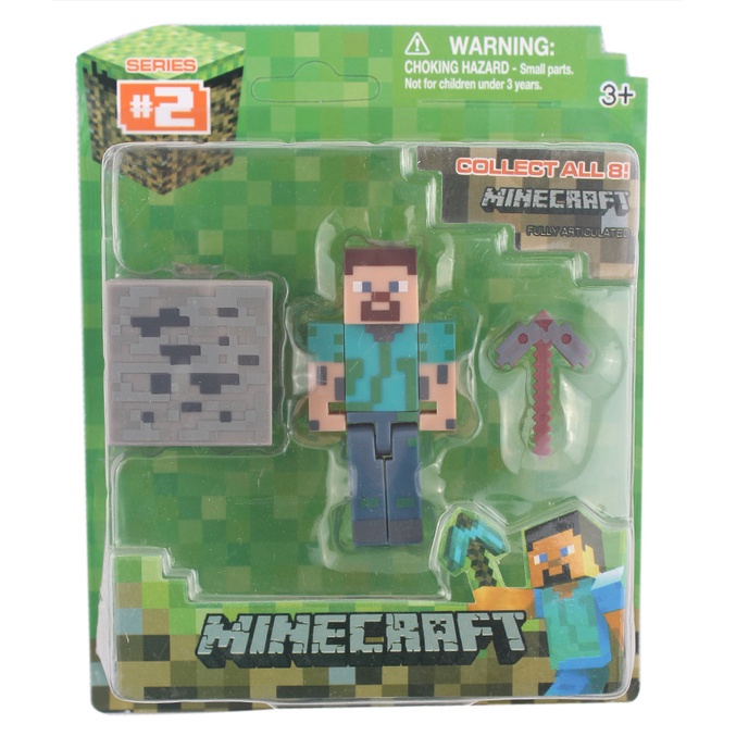 Mô hình minecraft tặng nhân vật Minecraft mini figure