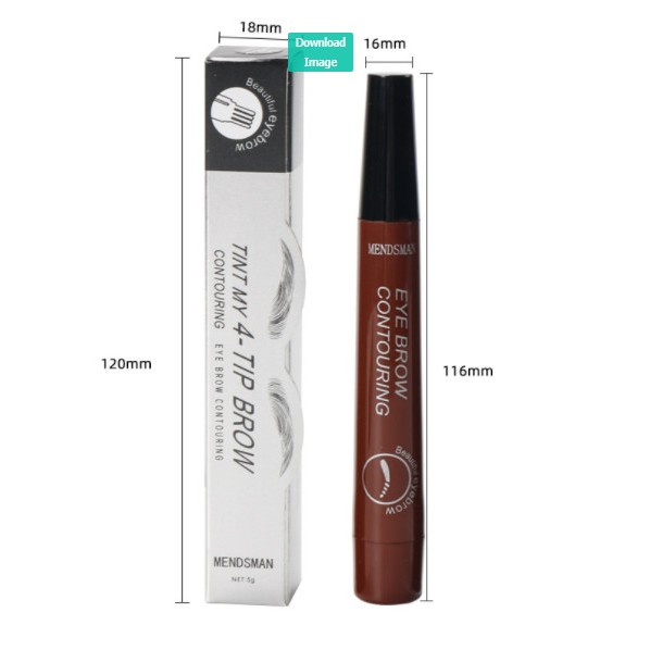 Bút kẻ chân mày phẩy sợi 4D BELLEMYSTERY chống nước nét chuẩn | BigBuy360 - bigbuy360.vn