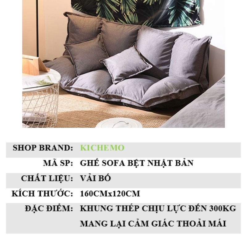 Sofa bed giường bệt vải bố