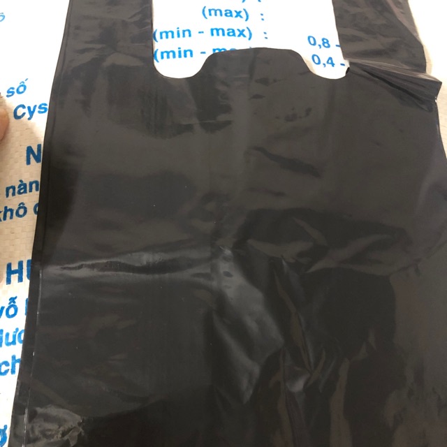 1 kg túi ni lông bịch xốp đen làm bao đựng quần áo hàng hóa, thực phẩm chất liệu PE bóng dẻo chắc chắn