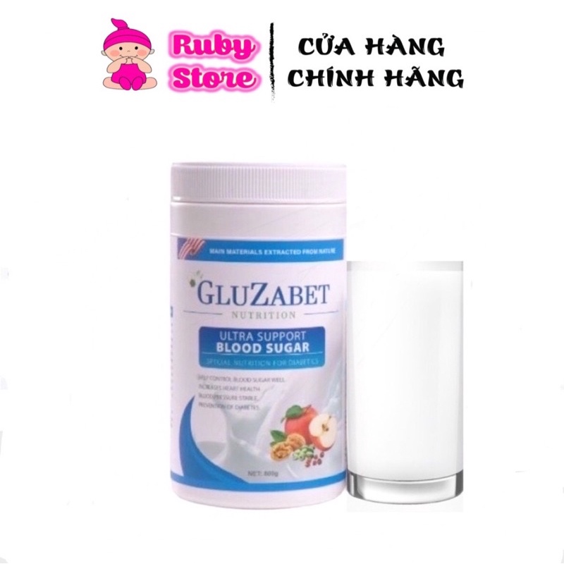 [Sữa tiểu đường ] Sữa Gluzabet hộp 800g ổn định đường huyết, bổ sung dưỡng chất